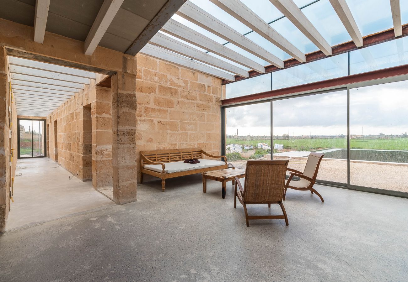 Finca in Campos - Finca Campo Sol Moderne Finca in Campos mit Pool zur Langzeitmiete auf Mallorca