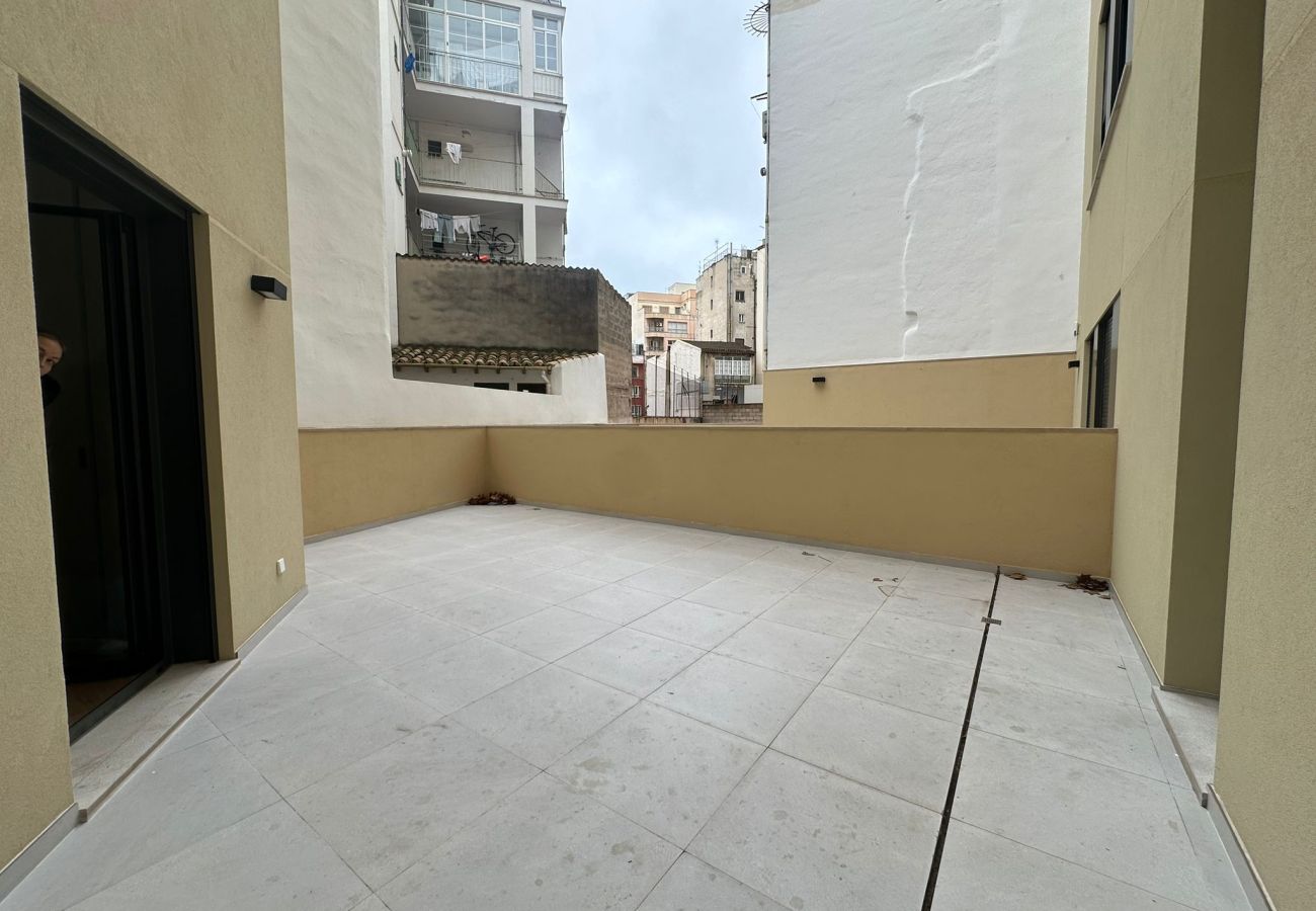 Apartment-Wohnung in Palma  - Modernes Apartment zur Langzeitmiete in Palma mit 3 Schlafzimmern und Terrasse