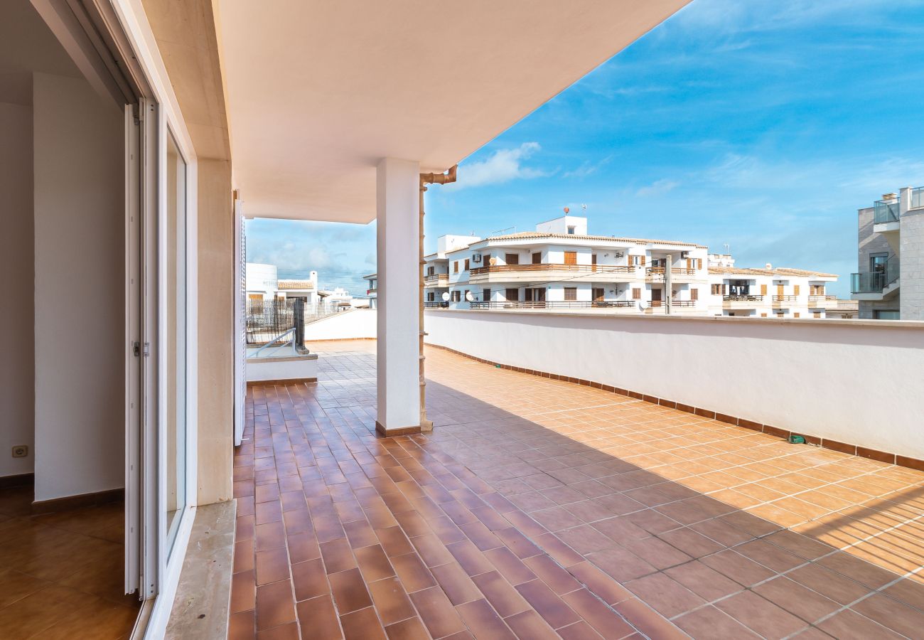 Apartment-Wohnung in Cala Figuera - Langzeitvermietung in Cala Figuera Wohnung mit großer Terrasse & Meerblick auf Mallorca