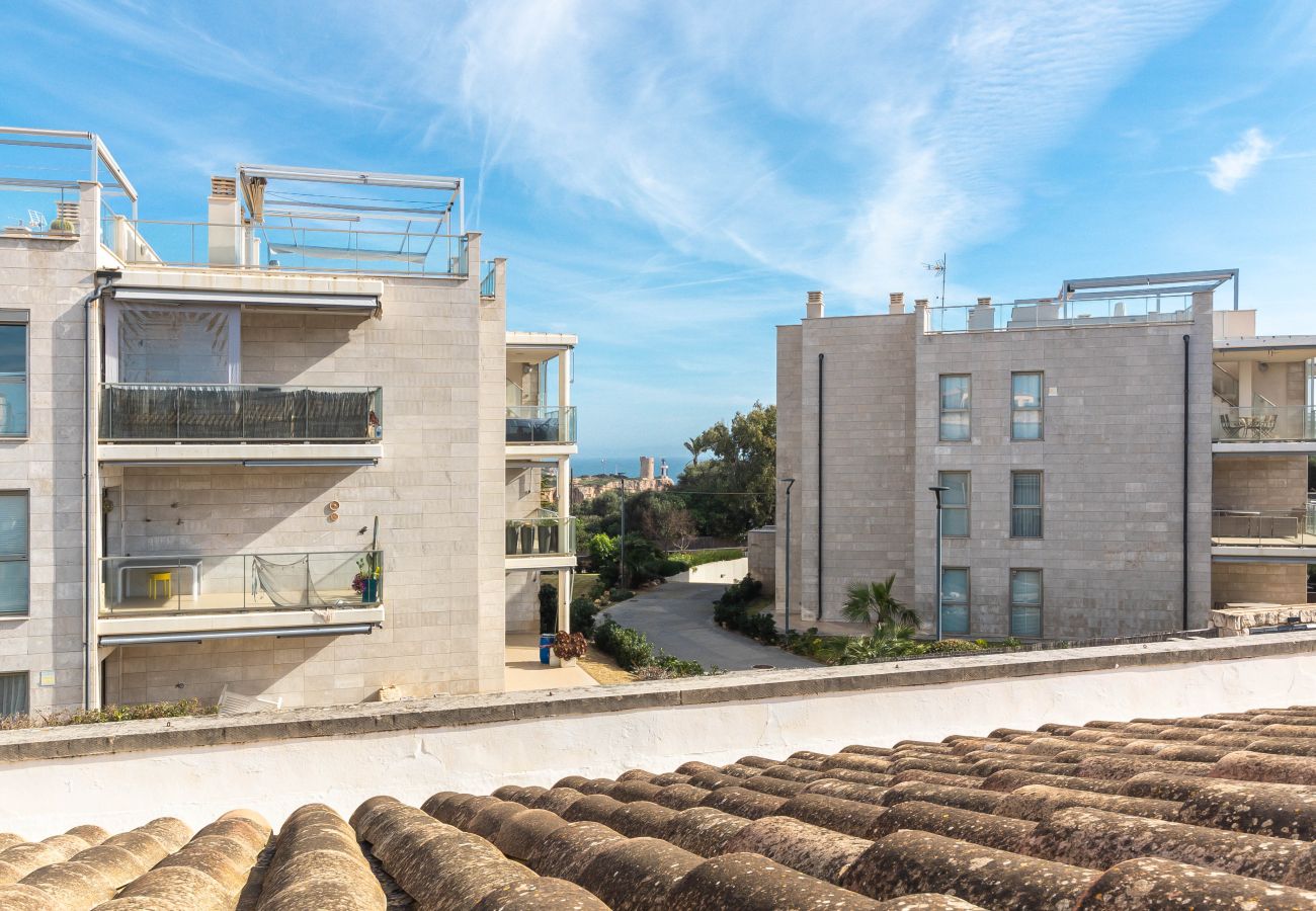 Apartment-Wohnung in Cala Figuera - Langzeitvermietung in Cala Figuera Wohnung mit großer Terrasse & Meerblick auf Mallorca