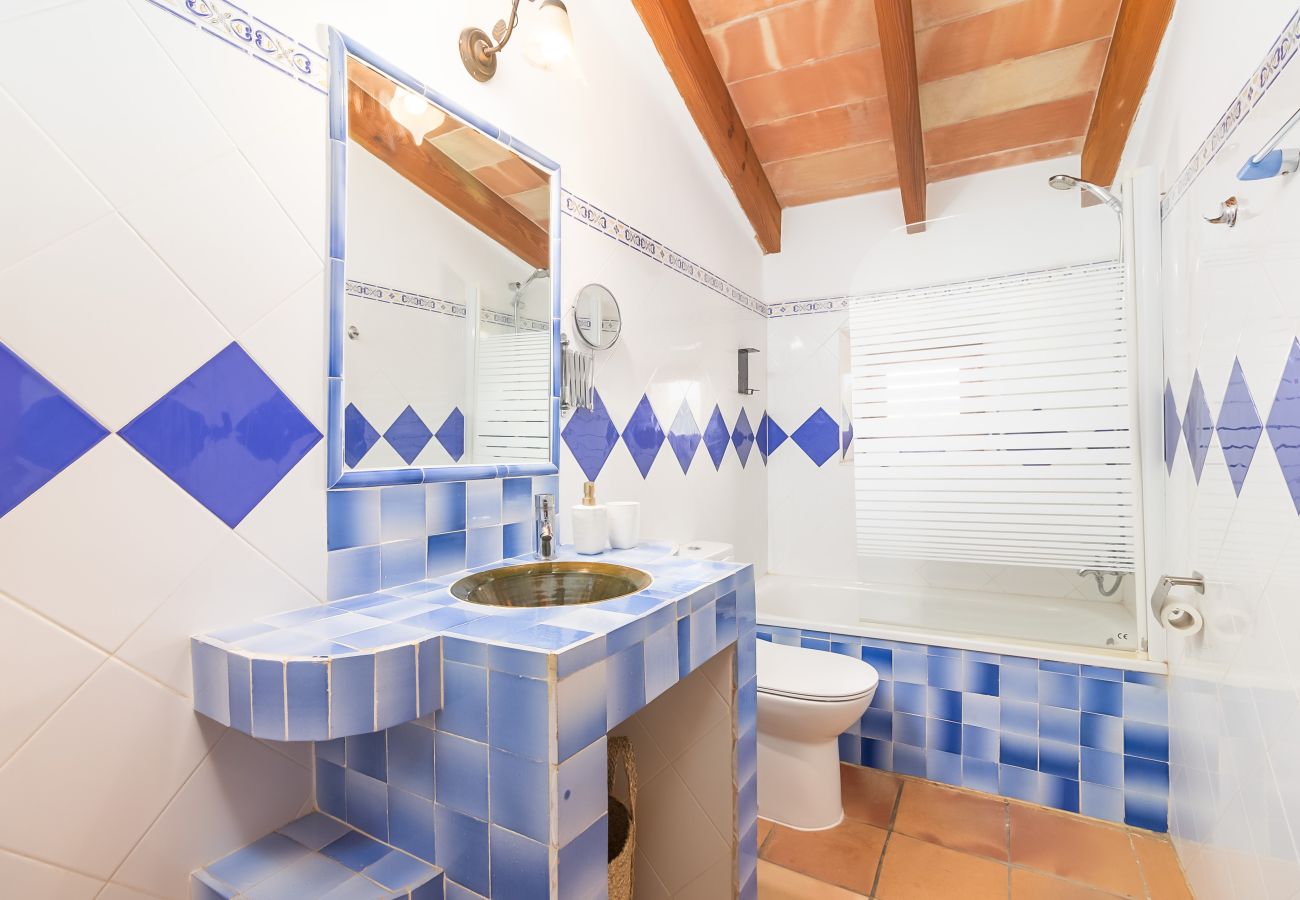 Finca in Santanyi - Finca Can Nin idyllisches Ferienhaus mit großem Pool in Santanyí
