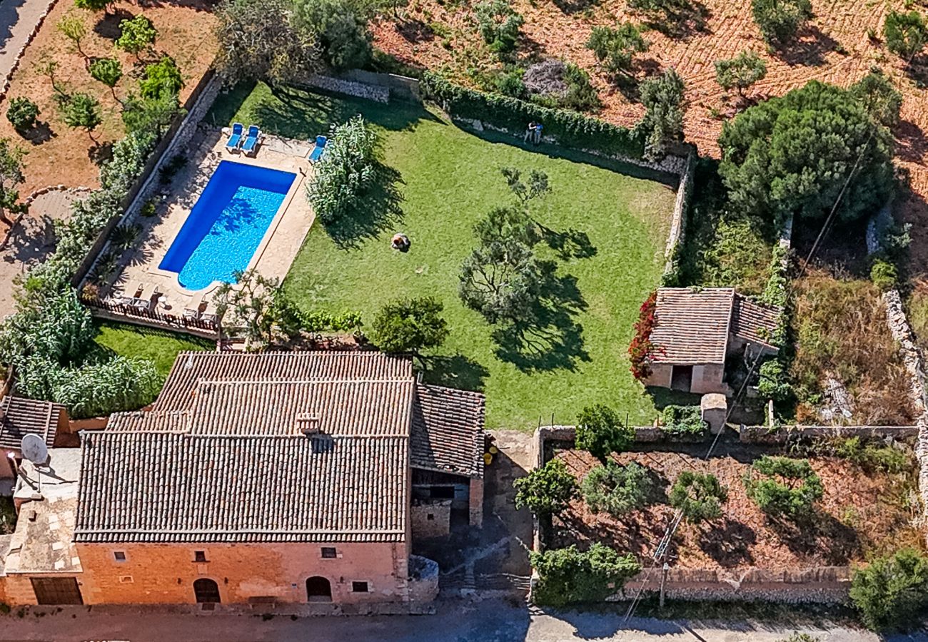 Finca in Santanyi - Finca Can Nin idyllisches Ferienhaus mit großem Pool in Santanyí