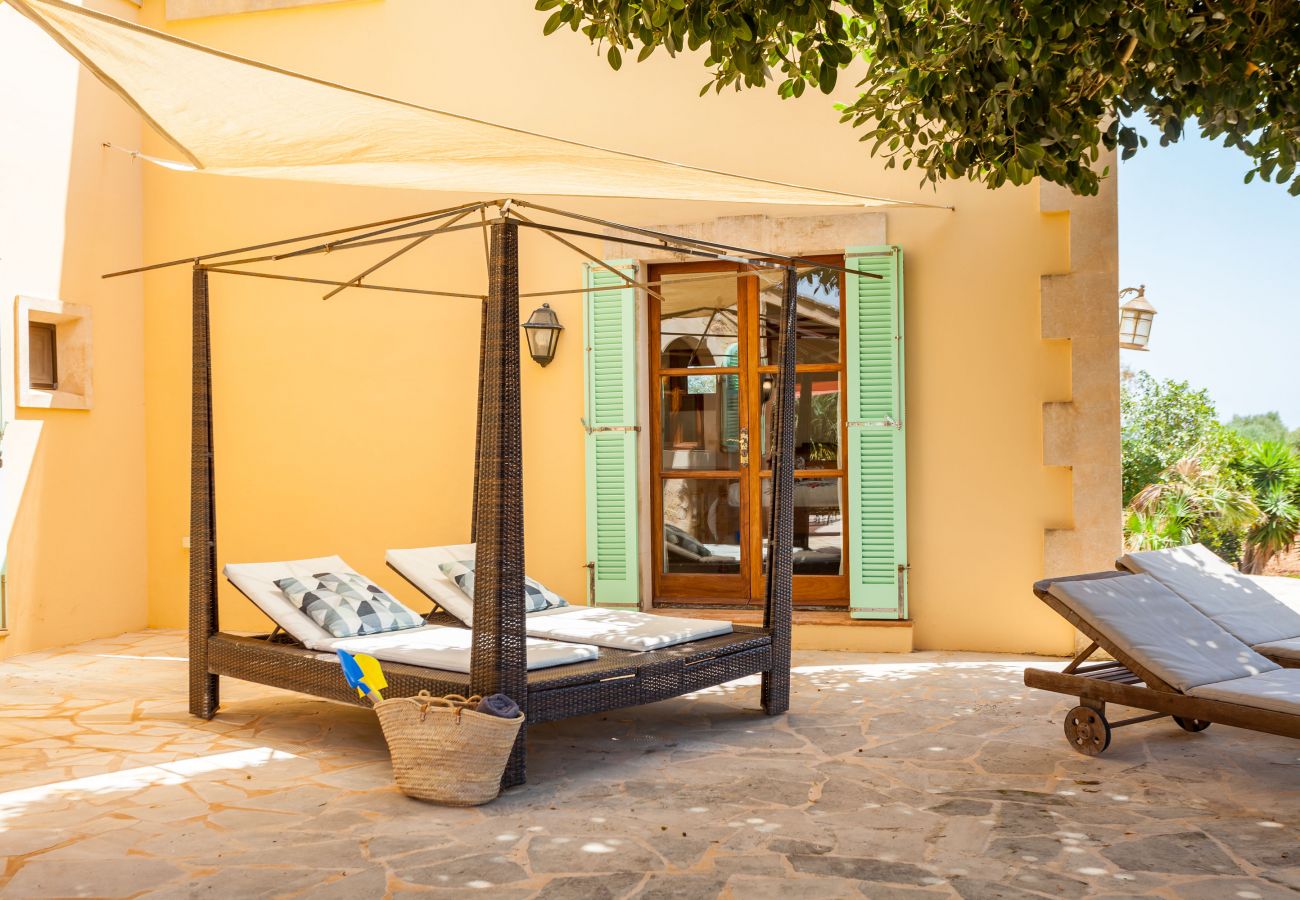 Finca in Santanyi - Finca Ses Mires » idyllische Finca mit 5 Schlafzimmern mit Meerblick, Strandnähe und Klimaanlage