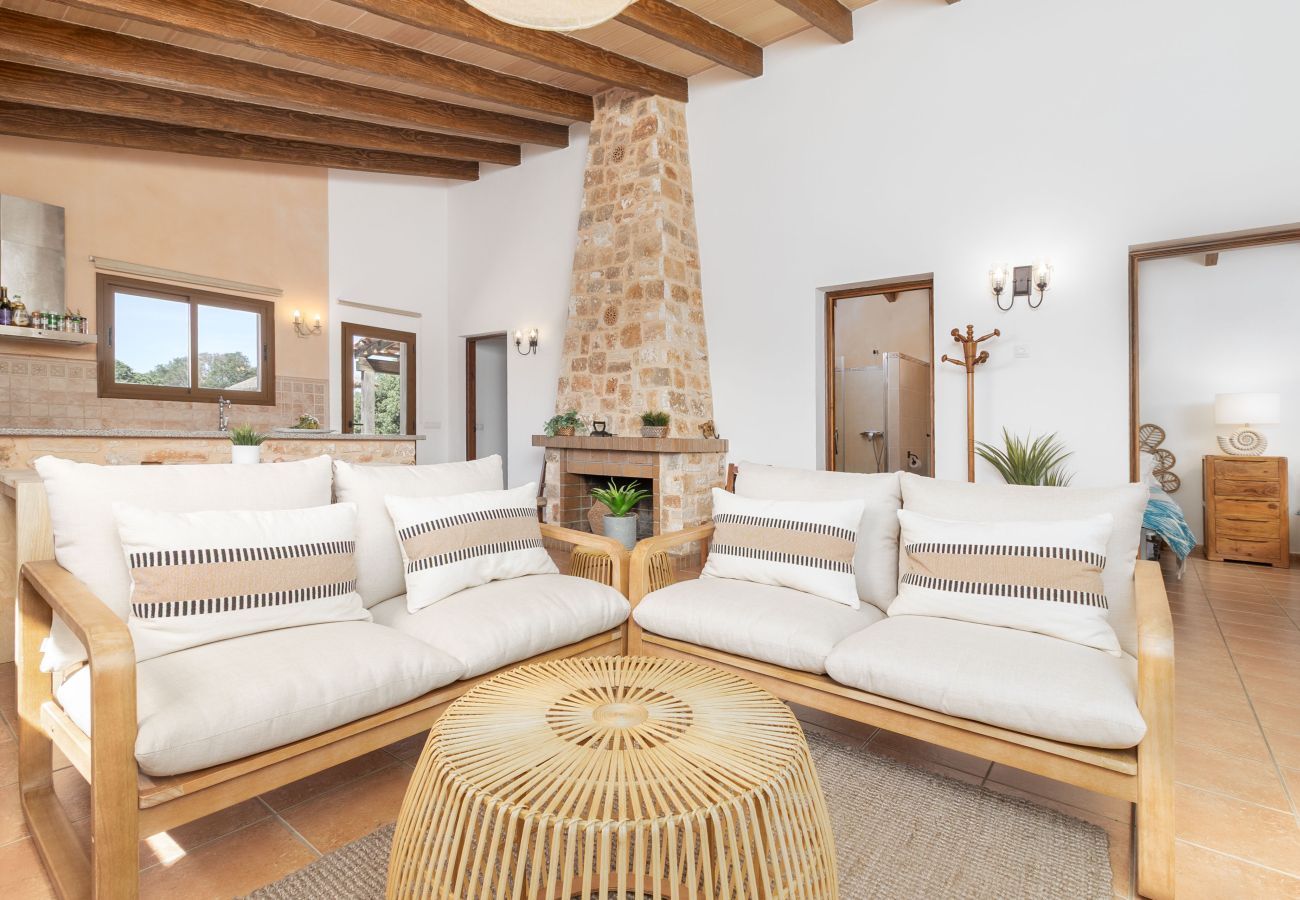 Finca in Santanyi - Sa Madoneta charmantes Ferienhaus mit traumhaftem Ausblick und Pool in Santanyí
