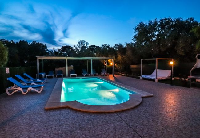 Chalet in Santanyi - Casa Aurora » Großes Ferienhaus mit Pool nur 100m vom Strand