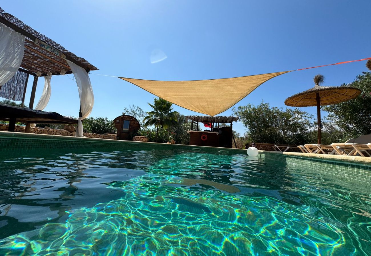 Finca in Campos - Finca Diez Grados Mas Mallorquinische Finca mit Pool in ruhiger Landschaft von Campos