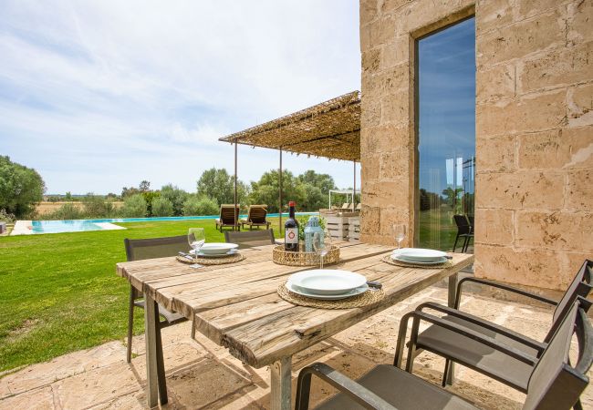 Finca in Campos - Son Coranta » Moderne Finca in traumhafter Alleinlage mit Pool, ideale Platz zum Relaxen