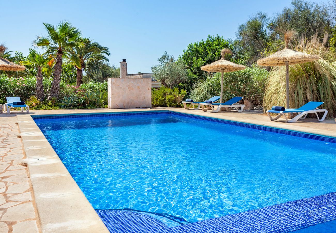 Ferienwohnung in Santanyi - Can Flores WHG 2 >> Ferienwohnung in Privatvilla mit Pool in Strandnähe 