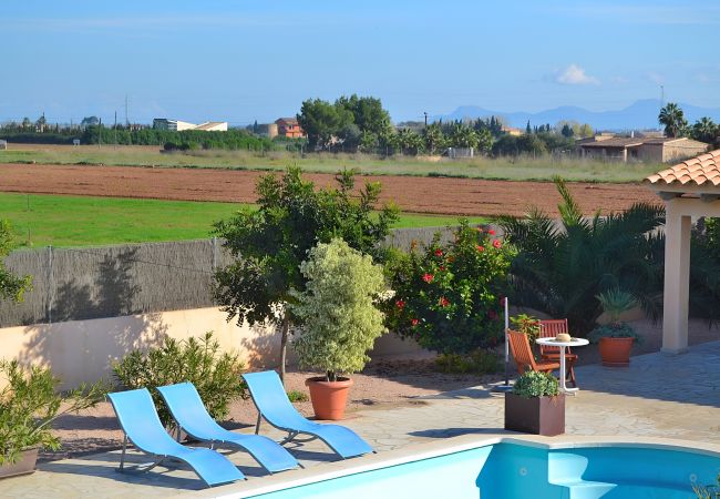 Finca in Campanet - Can Melis 149 fantastische Villa mit privatem Pool, Klimaanlage, Terrasse, Garten und Grill