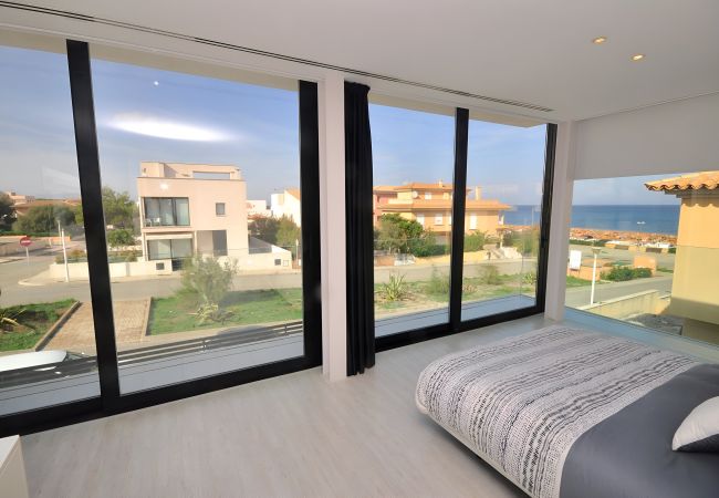 Villa in Son Serra de Marina - Atzur Plus 177 moderne Villa mit privatem Pool, Klimaanlage, Fitnessraum und BBQ