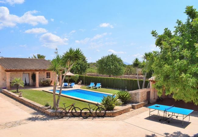 Finca in Santa Margalida - S'Estret 184 herrliche Finca mit privatem Pool, Terrasse, gemütlichem Garten und Tischtennis