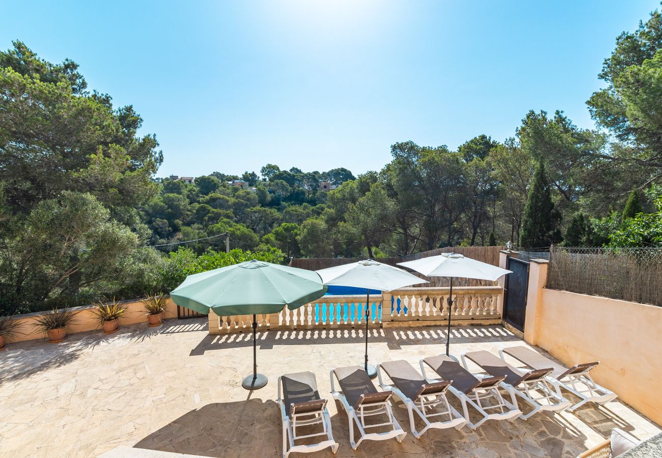 Villa in Cala Santanyi - Villa Escaletas Ferienhaus nur 600 m vom Strand Cala Santanyí entfernt mit Pool und Klimaanlage