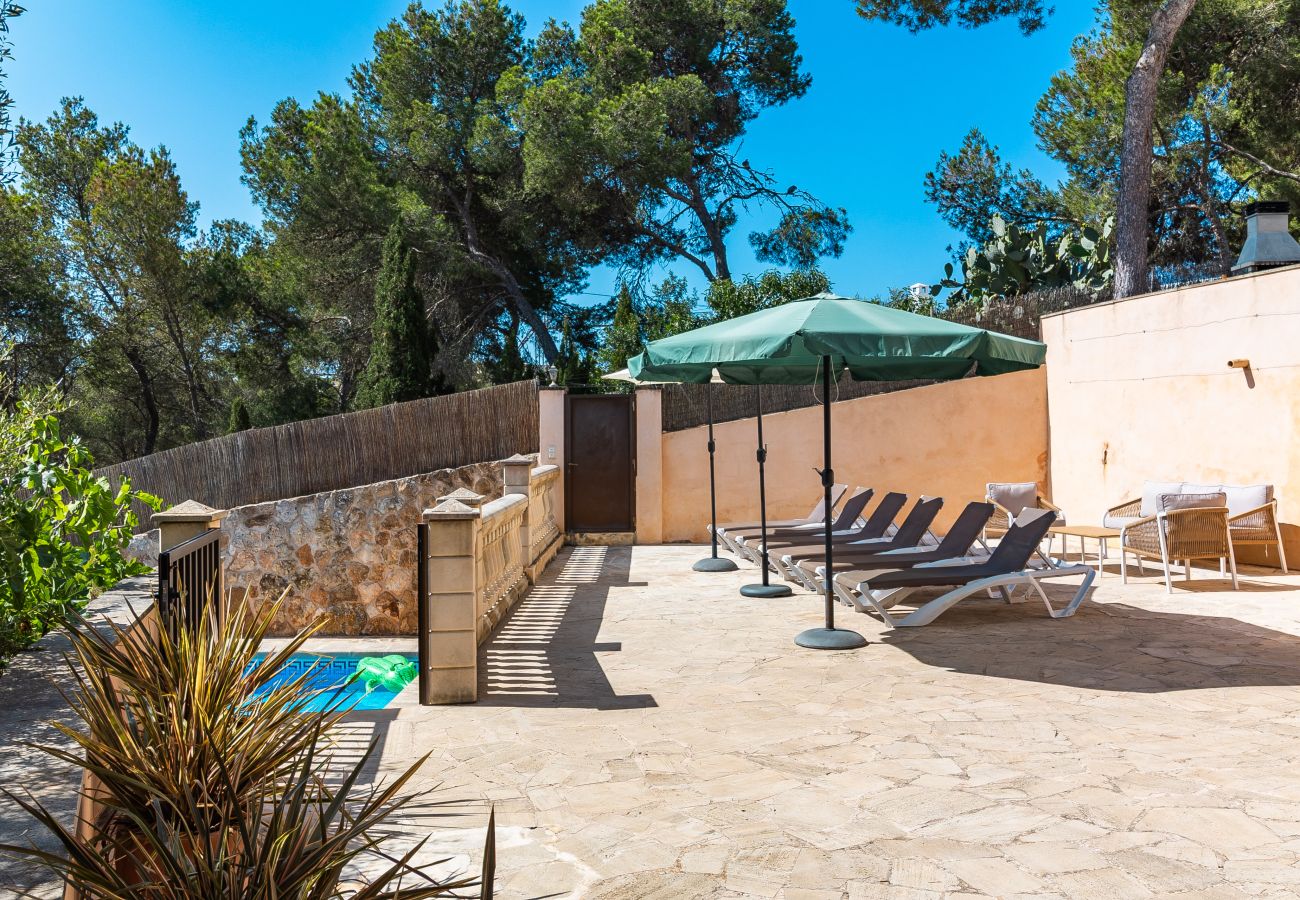 Villa in Cala Santanyi - Villa Escaletas Ferienhaus nur 600 m vom Strand Cala Santanyí entfernt mit Pool und Klimaanlage