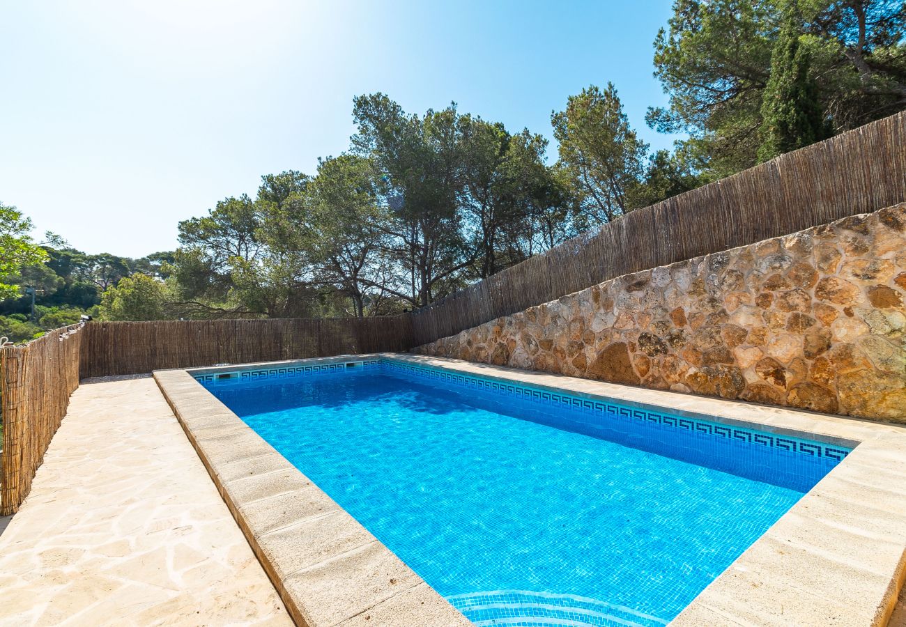 Villa in Cala Santanyi - Villa Escaletas Ferienhaus nur 600 m vom Strand Cala Santanyí entfernt mit Pool und Klimaanlage