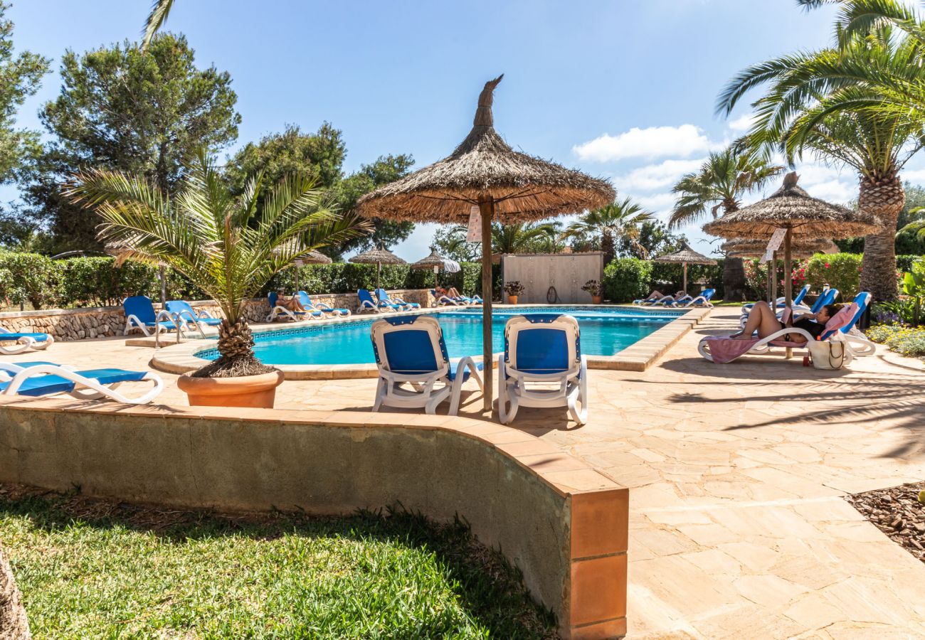 Ferienwohnung in Cala Santanyi - Apartment Buena Vista » Obergeschoß Ferienwohnung mit Meerblick, Pool und fussläufig zum Strand