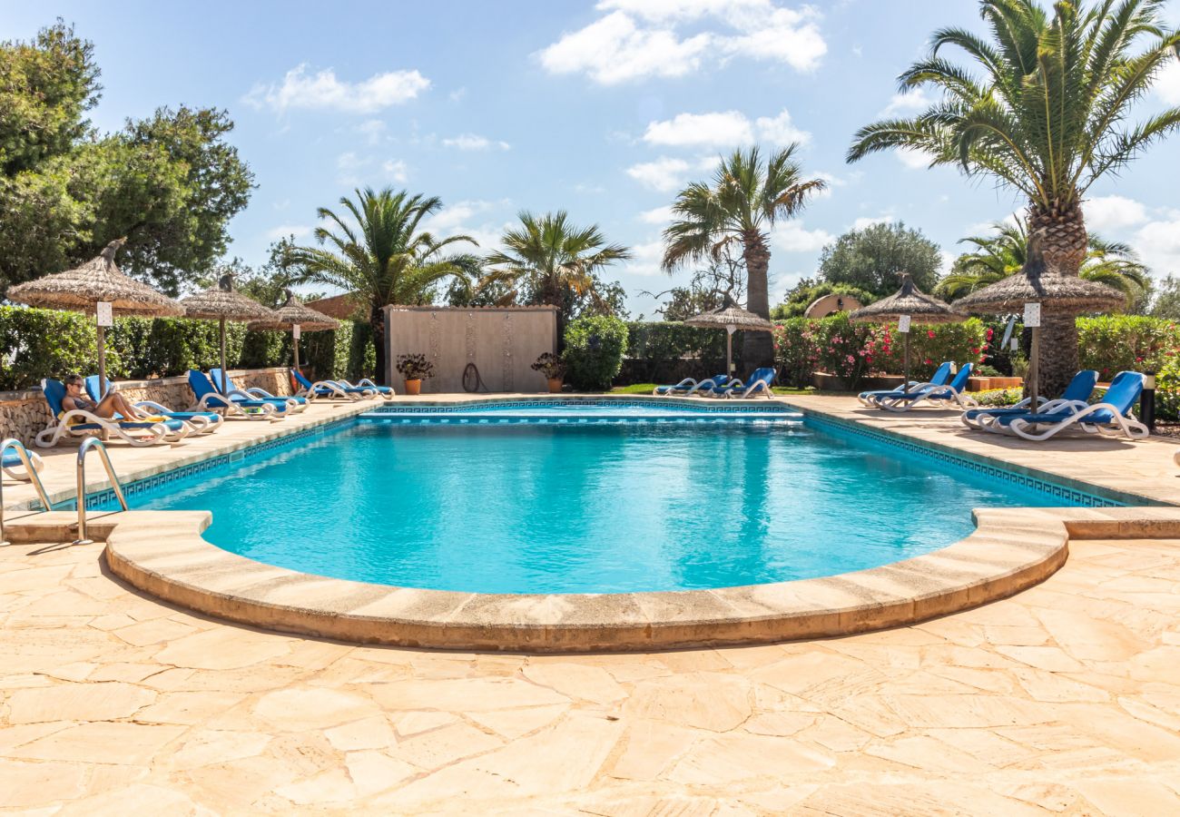 Ferienwohnung in Cala Santanyi - Apartment Buena Vista » Obergeschoß Ferienwohnung mit Meerblick, Pool und fussläufig zum Strand
