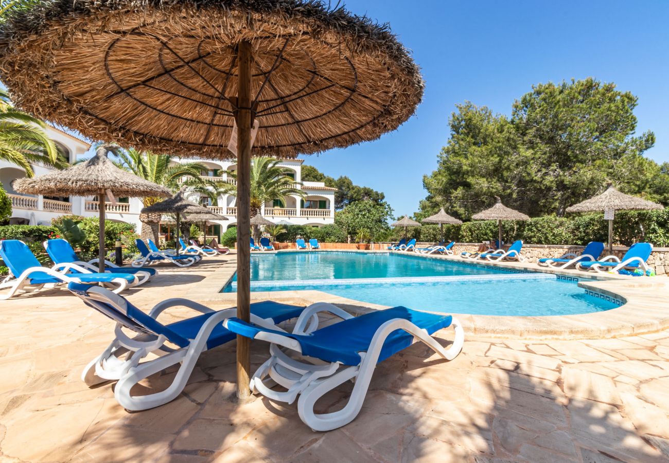 Ferienwohnung in Cala Santanyi - Apartment Buena Vista » Obergeschoß Ferienwohnung mit Meerblick, Pool und fussläufig zum Strand