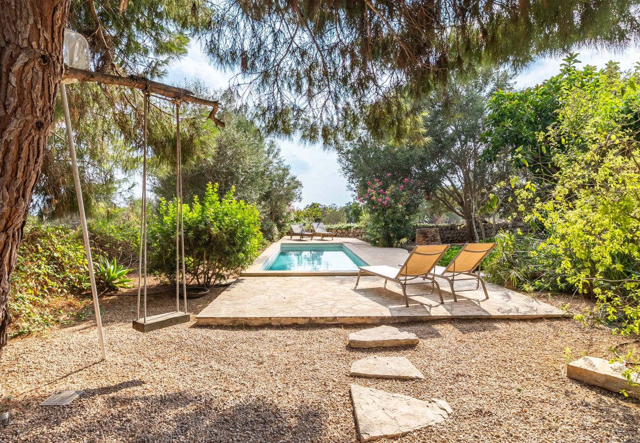 Finca in Santanyi - Can Blai Blai Finca mit Garten, Aussicht und Pool 