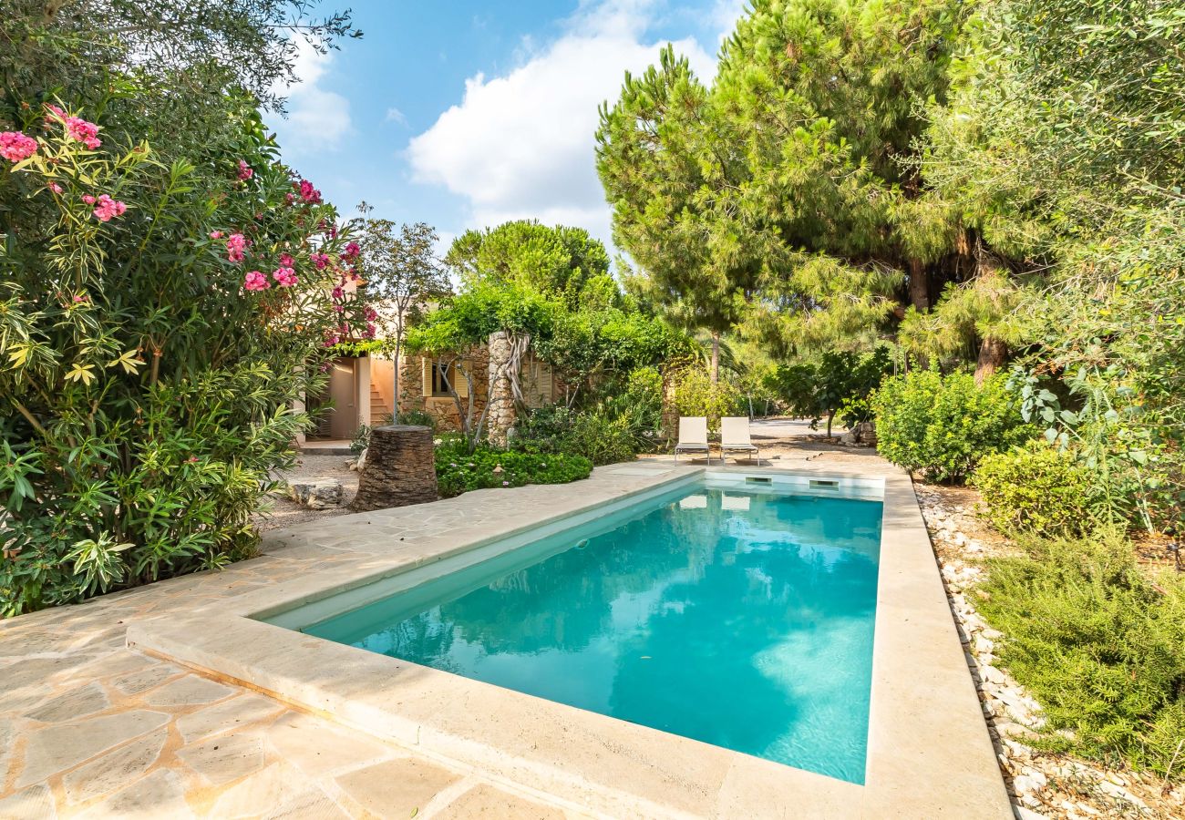 Finca in Santanyi - Can Blai Blai Finca mit Garten, Aussicht und Pool 