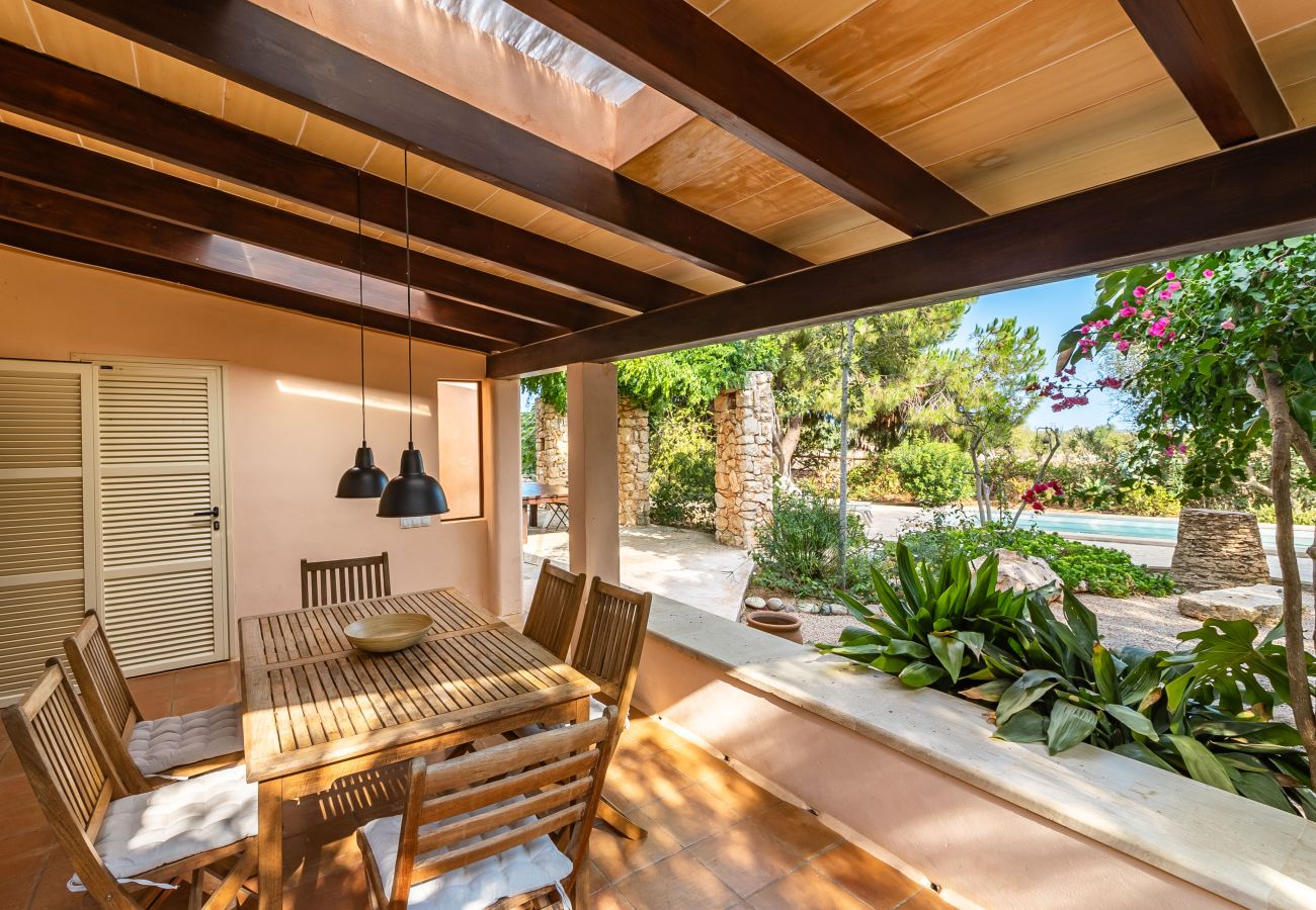 Finca in Santanyi - Can Blai Blai Finca mit Garten, Aussicht und Pool 