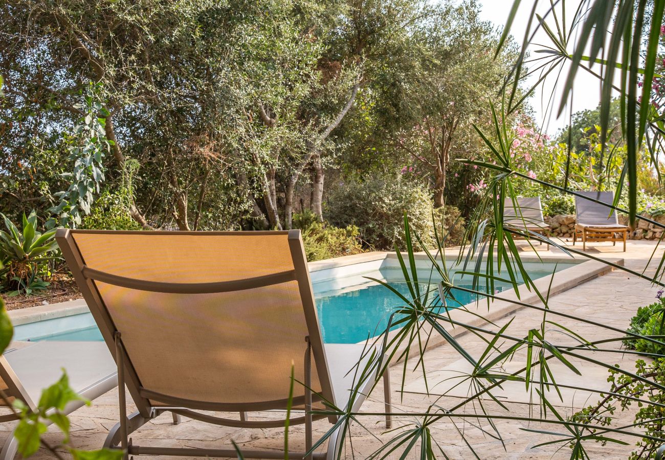 Finca in Santanyi - Can Blai Blai Finca mit Garten, Aussicht und Pool 