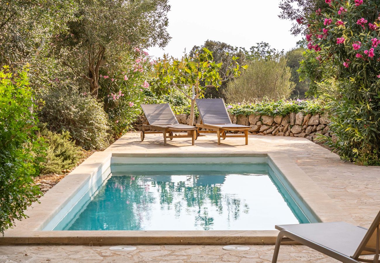 Finca in Santanyi - Can Blai Blai Finca mit Garten, Aussicht und Pool 