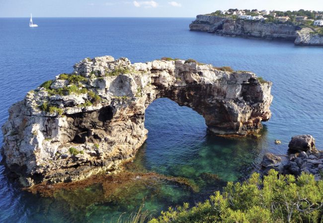Ferienhaus in Cala Santanyi - Strandhaus Sa Barca mit Meerblick und  nur wenige Schritte zur Cala Santanyí Ferienhaus in Cala Santanyi - Strandhaus Sa Barca mit Meerblick und  nur wenige Schritte zur Cala Santanyí