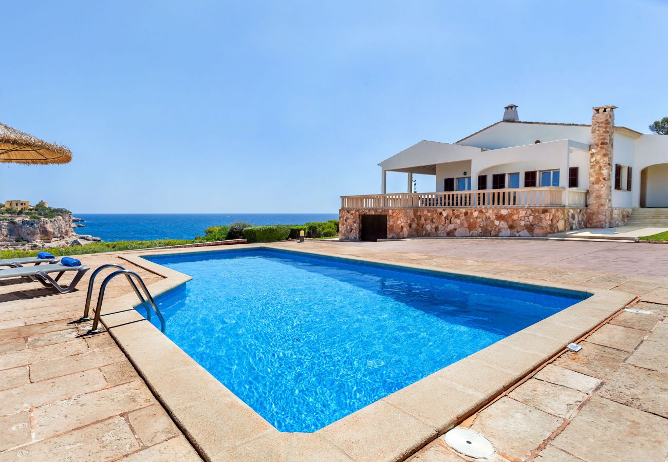 Ferienhaus in Cala Santanyi - Can Ferrando Küstenhaus » spektakulärer Meerblick, Pool und in Strandnähe 