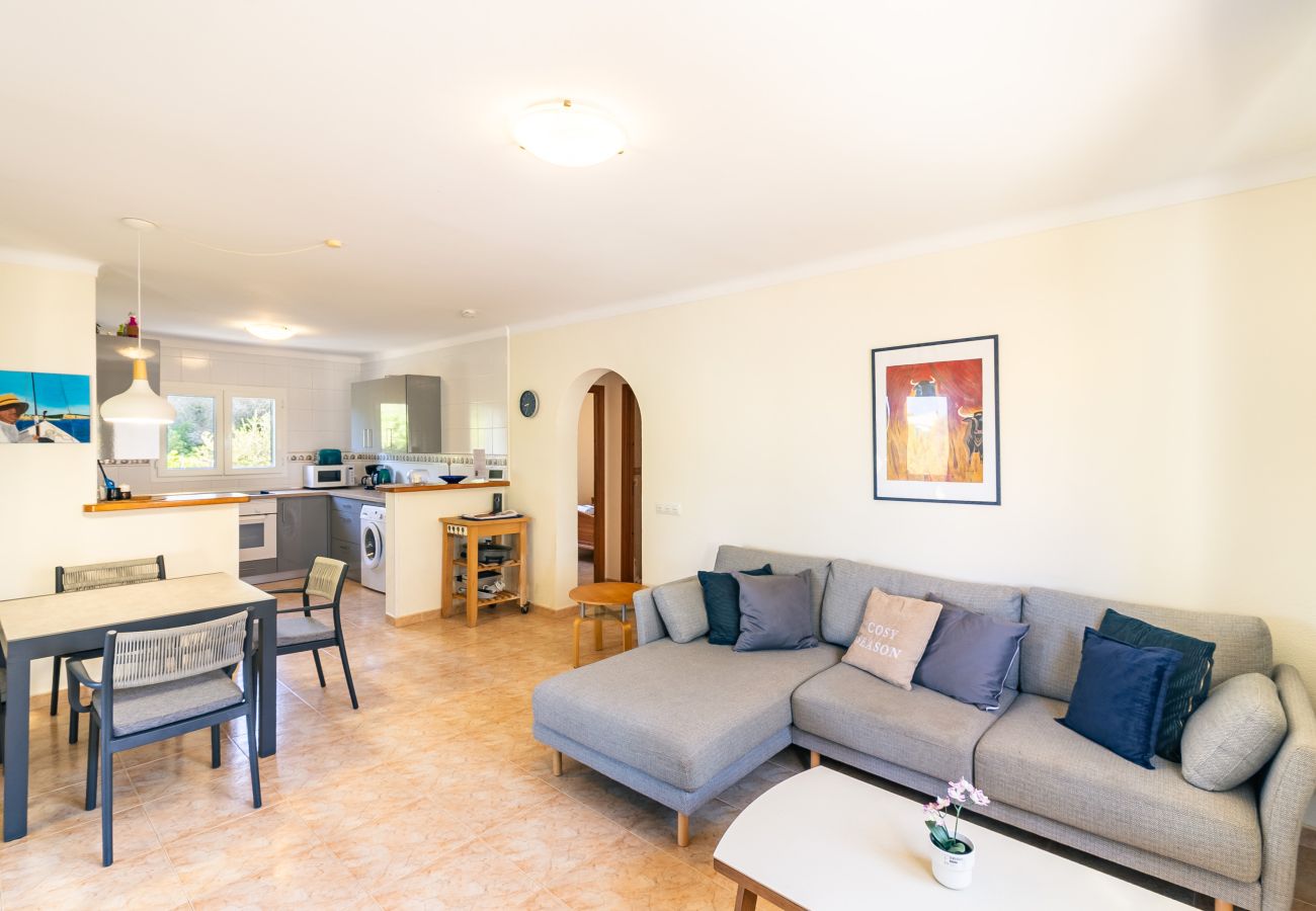 Chalet in Santanyi - Casa Blue komfortables Haus mit Pool in ruhiger Ortsrandlage zwischen Cala Santanyí und Cala S'Amarador verfügbar für monatliche  Aufenthalte