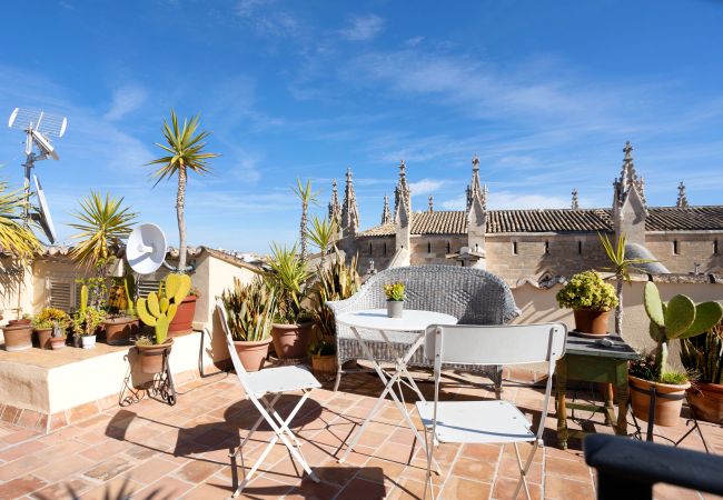 Ferienwohnung in Palma  - Stadtapartment im Zentrum von Palma mit atemberaubendem Blick über die Stadt Ferienwohnung in Palma  - Stadtapartment im Zentrum von Palma mit atemberaubendem Blick über die Stadt
