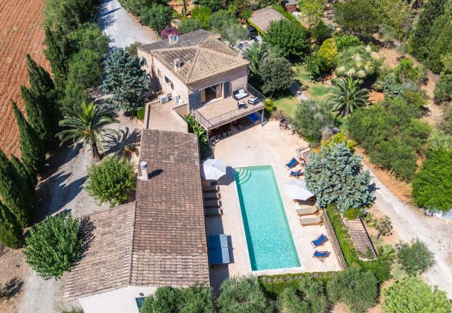 Ferienhaus in Campos - Ferienhaus Can Riera Stilvolle Unterkunft mit Pool für 12 Personen nahe Es Trenc Strand Ferienhaus in Campos - Ferienhaus Can Riera Stilvolle Unterkunft mit Pool für 12 Personen nahe Es Trenc Strand