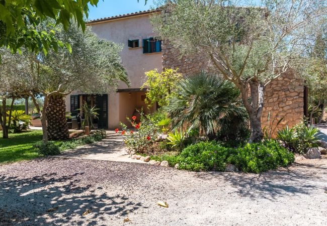 Ferienhaus in Campos - Ferienhaus Can Riera Stilvolle Unterkunft mit Pool für 12 Personen nahe Es Trenc Strand Ferienhaus in Campos - Ferienhaus Can Riera Stilvolle Unterkunft mit Pool für 12 Personen nahe Es Trenc Strand