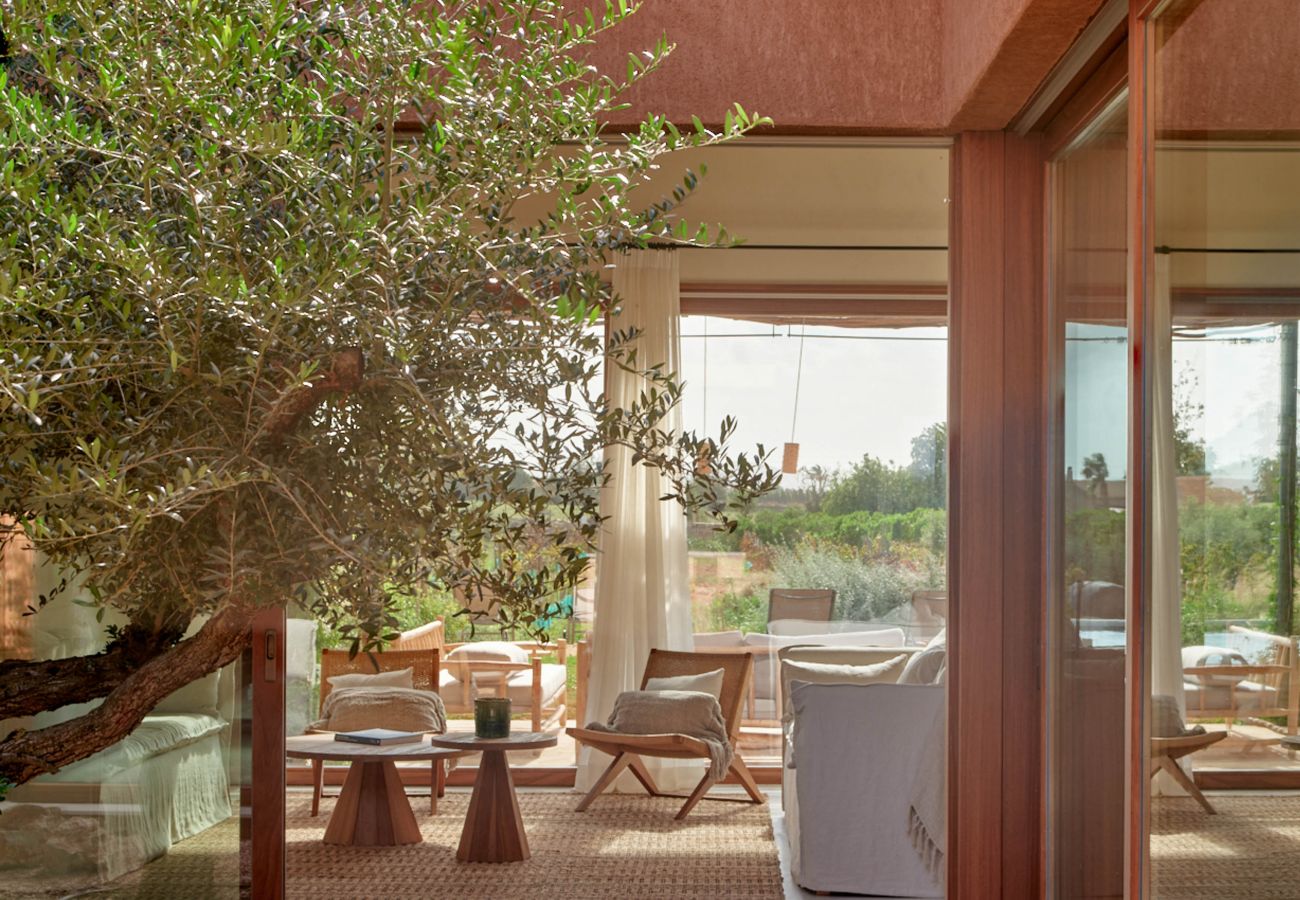 Villa in Manacor - Can Carmel Stilvolle Finca mit 6 Schlafzimmern und Pool zur Monatsmiete bei Manacor