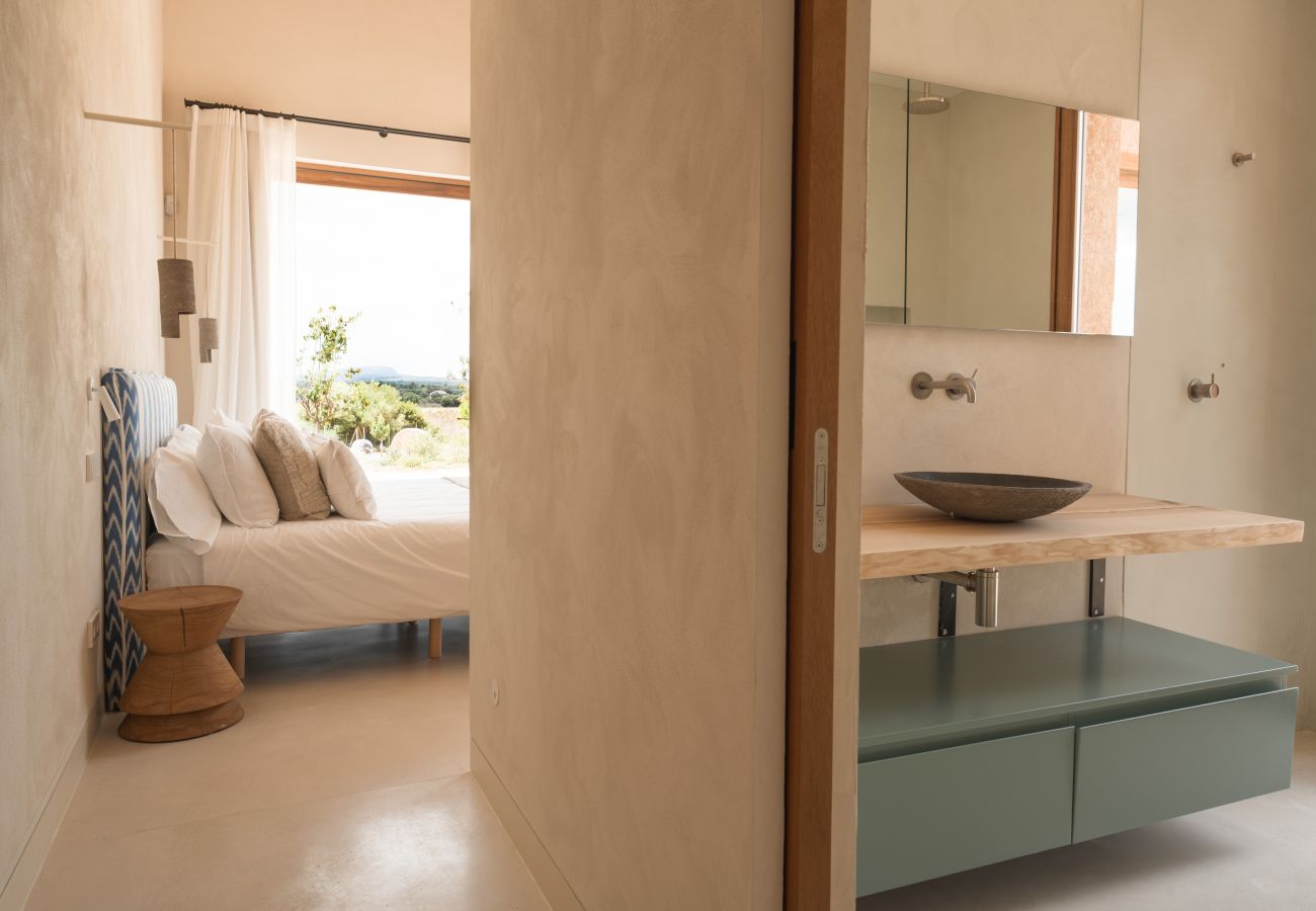Villa in Manacor - Can Carmel Stilvolle Finca mit 6 Schlafzimmern und Pool zur Monatsmiete bei Manacor