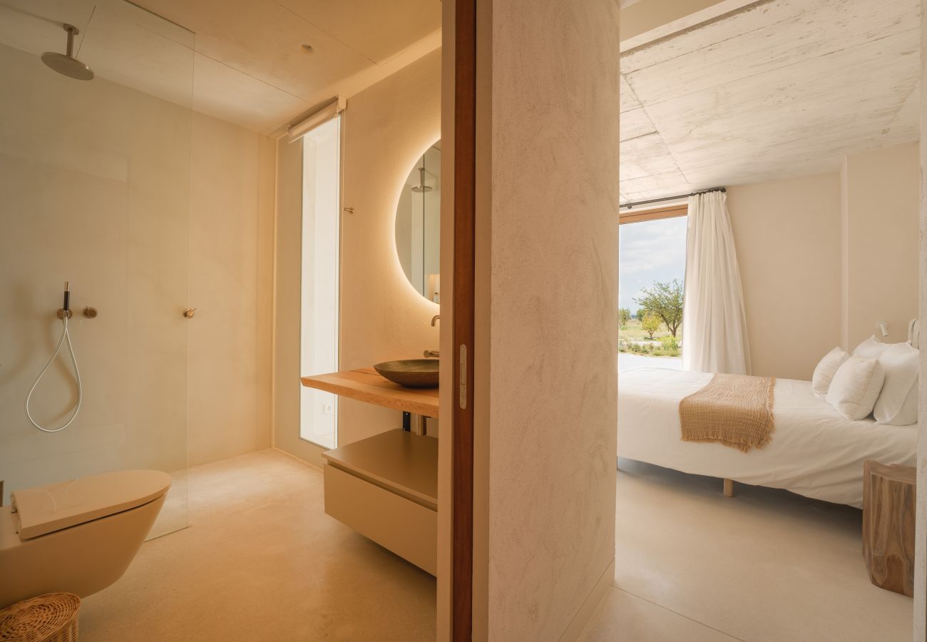 Villa in Manacor - Can Carmel Stilvolle Finca mit 6 Schlafzimmern und Pool zur Monatsmiete bei Manacor