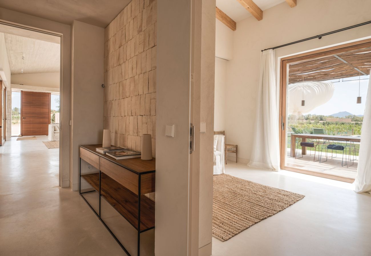 Villa in Manacor - Can Carmel Stilvolle Finca mit 6 Schlafzimmern und Pool zur Monatsmiete bei Manacor