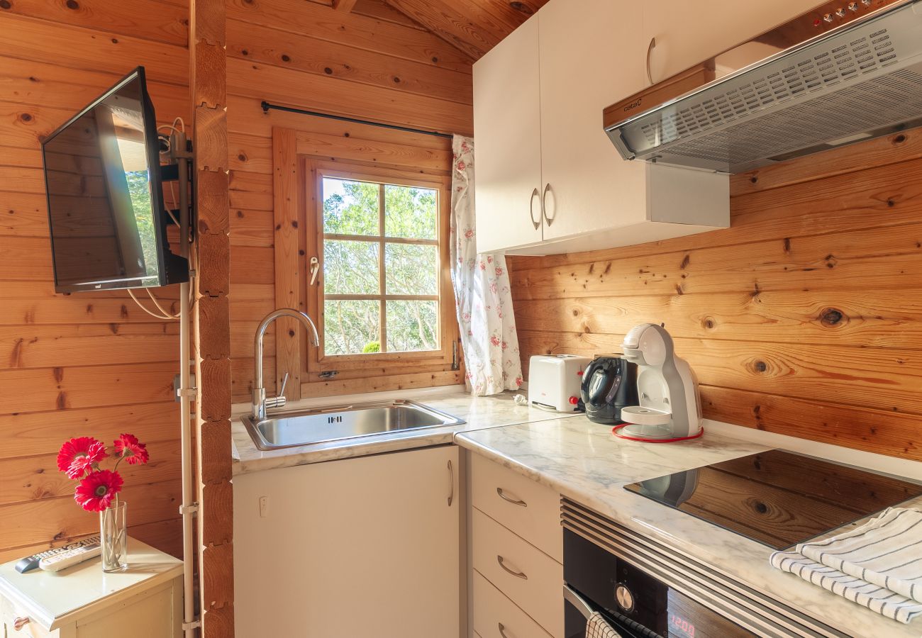 Landhaus in Ses Salines - Holzhäuschen Es Trenc