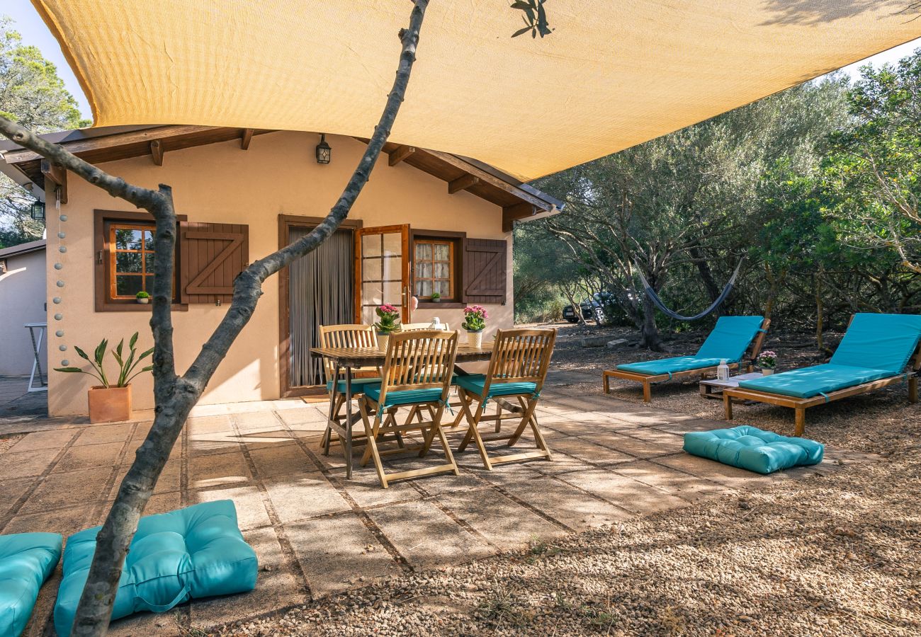 Landhaus in Ses Salines - Holzhäuschen Es Trenc
