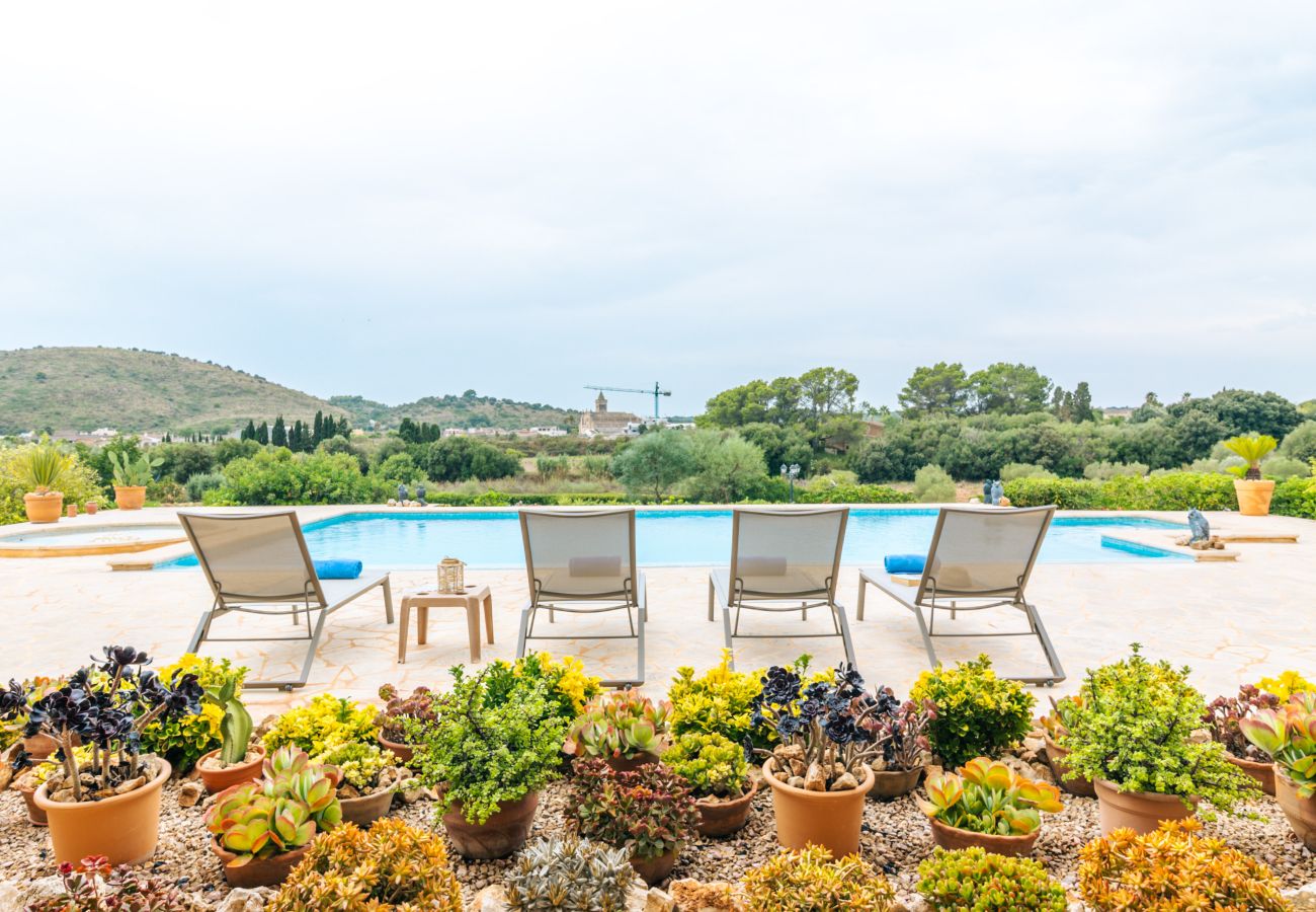 Finca in Son Carrió - Finca Es Molinet Nou Charmantes Ferienhaus mit privatem Pool in Son Carrió Mallorca