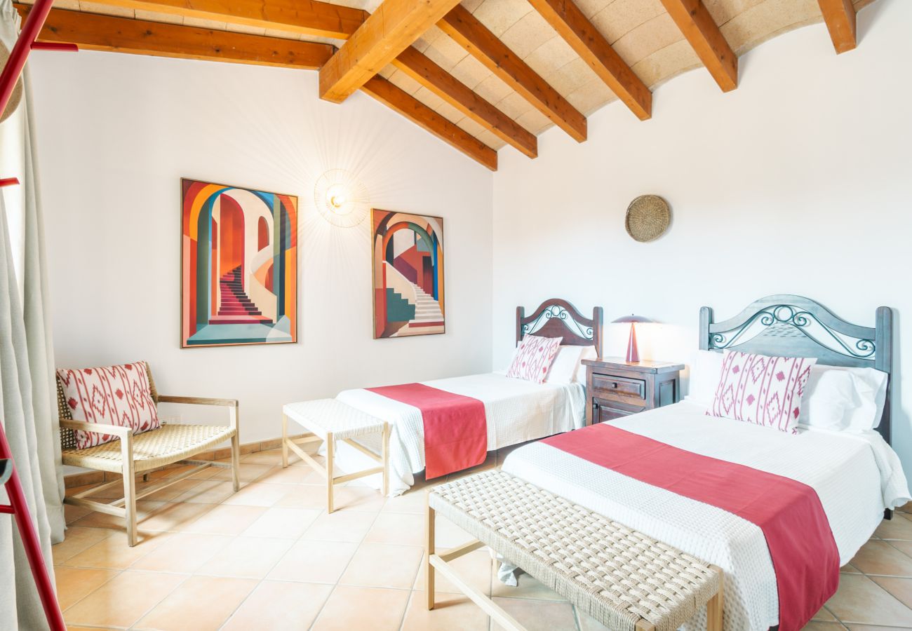 Finca in Son Carrió - Finca Es Molinet Nou Charmantes Ferienhaus mit privatem Pool in Son Carrió Mallorca