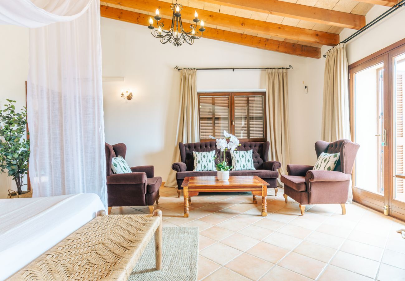 Finca in Son Carrió - Finca Es Molinet Nou Charmantes Ferienhaus mit privatem Pool in Son Carrió Mallorca