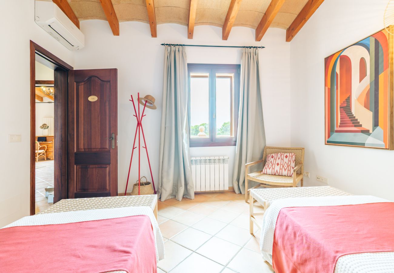 Finca in Son Carrió - Finca Es Molinet Nou Charmantes Ferienhaus mit privatem Pool in Son Carrió Mallorca