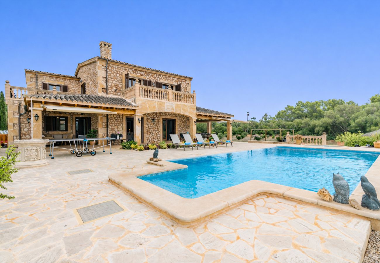 Finca in Son Carrió - Finca Es Molinet Nou Charmantes Ferienhaus mit privatem Pool in Son Carrió Mallorca