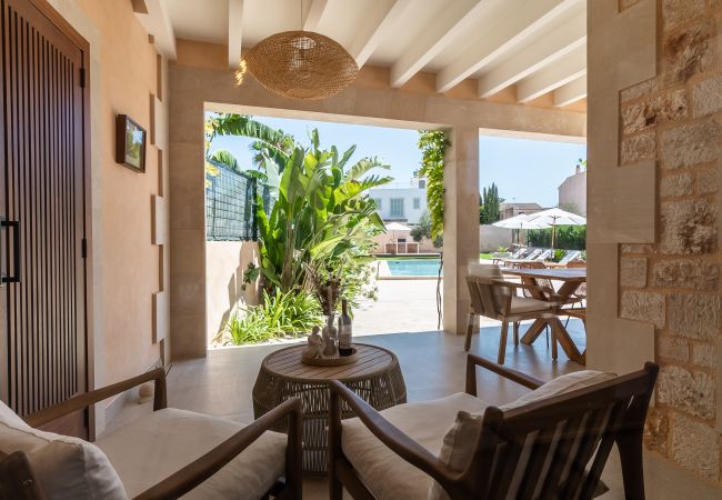 Villa in Ses Salines - Olivera modernes Haus mit Pool in Ses Salines zur monatlichen Miete auf Mallorca Villa in Ses Salines - Olivera modernes Haus mit Pool in Ses Salines zur monatlichen Miete auf Mallorca