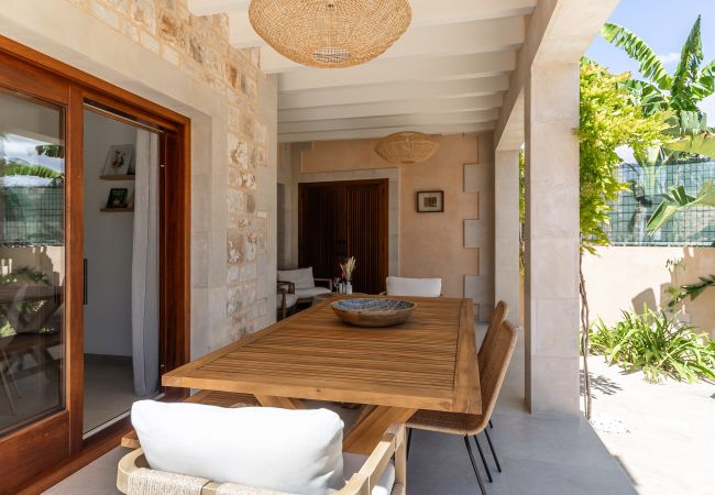 Villa in Ses Salines - Olivera modernes Haus mit Pool in Ses Salines zur monatlichen Miete auf Mallorca Villa in Ses Salines - Olivera modernes Haus mit Pool in Ses Salines zur monatlichen Miete auf Mallorca