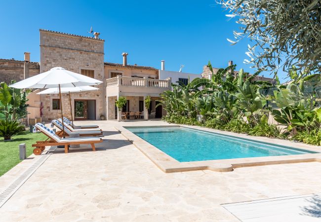  in Ses Salines - S’Olivera modernes Haus mit Pool in Ses Salines zur monatlichen Miete auf Mallorca