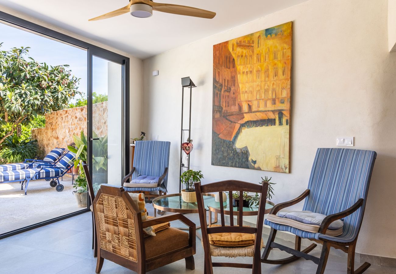 Ferienhaus in Ariany - Möbliertes Haus mit privatem Pool in Ariany Mallorca zur monatlichen Vermietung