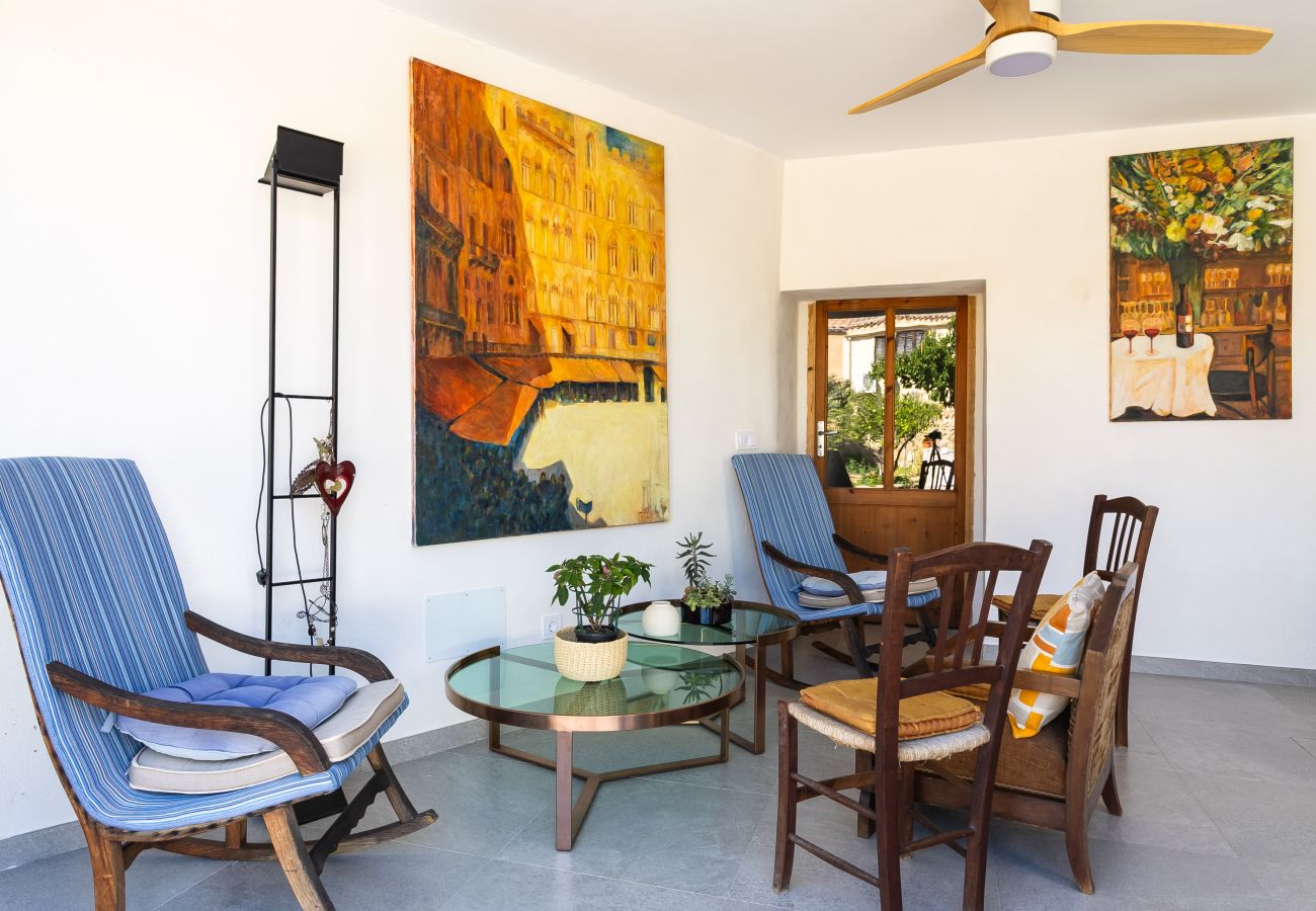 Ferienhaus in Ariany - Möbliertes Haus mit privatem Pool in Ariany Mallorca zur monatlichen Vermietung