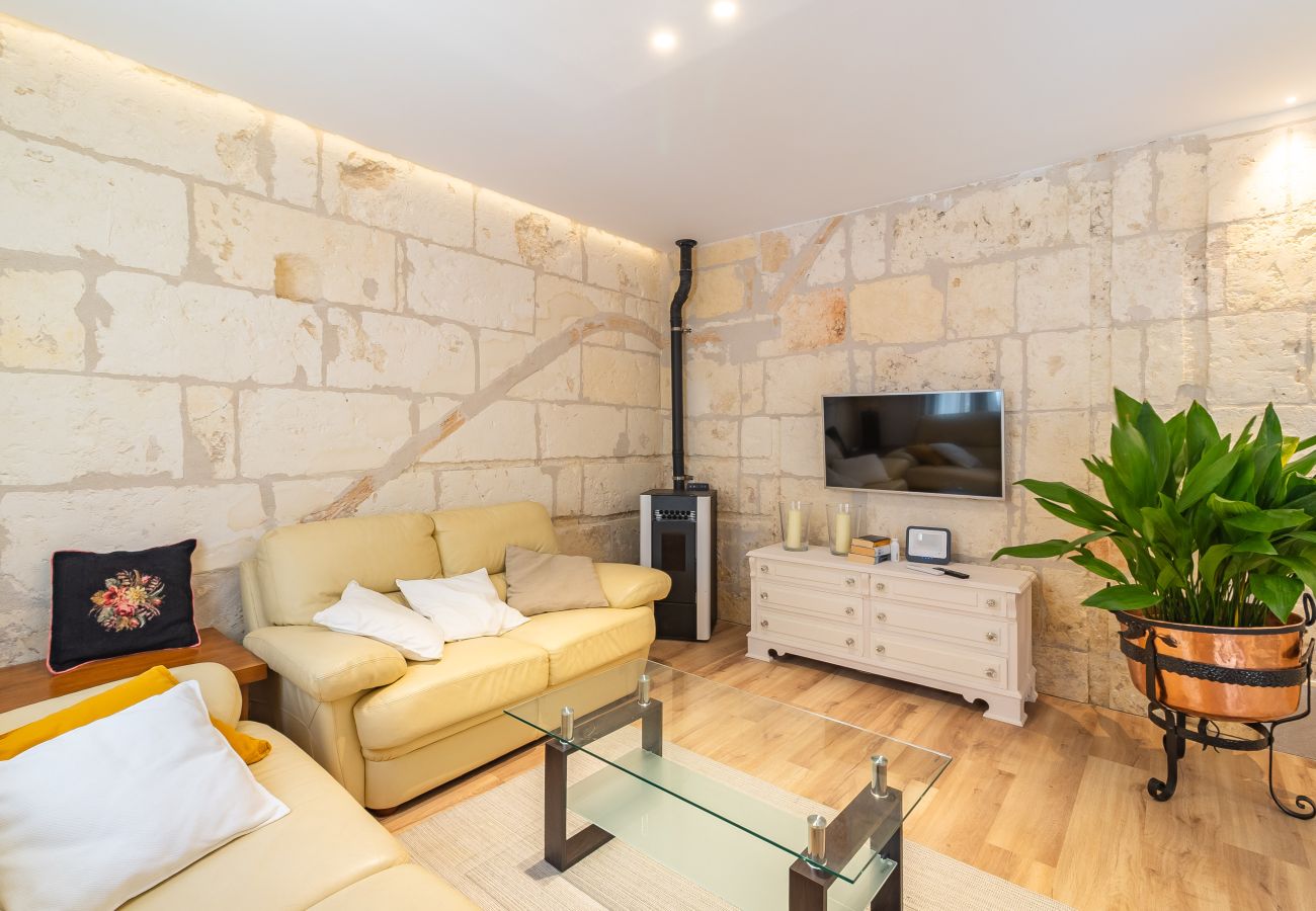 Ferienhaus in Santa Margarida - Stadthaus Santa Margalida mit privatem Pool zur monatlichen Vermietung