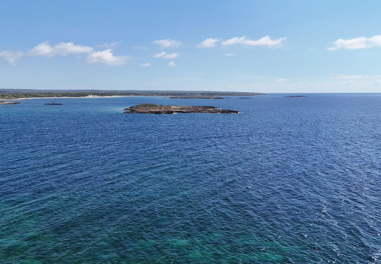 Villa in Colònia de Sant Jordi - Villa Cabrera Ferienhaus mit Meerblick und Pool in Colònia de Sant Jordi, Mallorca